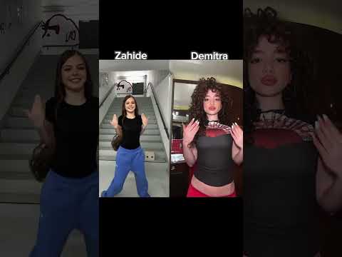 demitra vs zahide 🔥 #2025  #mashup #dance #trending #shorts