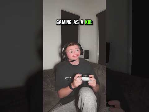 Gaming As A Kid VS Now #Shorts