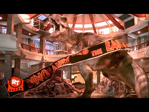 Jurassic Park (1993) – T-Rex vs. the Raptors Scene | Movieclips