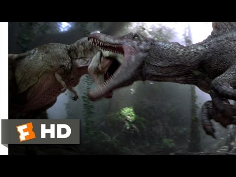 Jurassic Park 3 (3/10) Movie CLIP – Spinosaurus vs. T-Rex (2001) HD