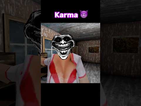 Karma ☠️😈 #shorts #scary #granny #ytshorts #nostalgia