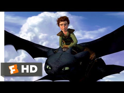 How to Train Your Dragon (2010) – Learning To Fly Scene (5/10) | Movieclips