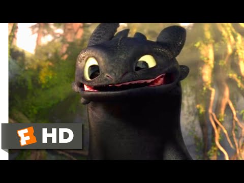 How to Train Your Dragon – Making Friends With A Dragon Scene | Fandango Family