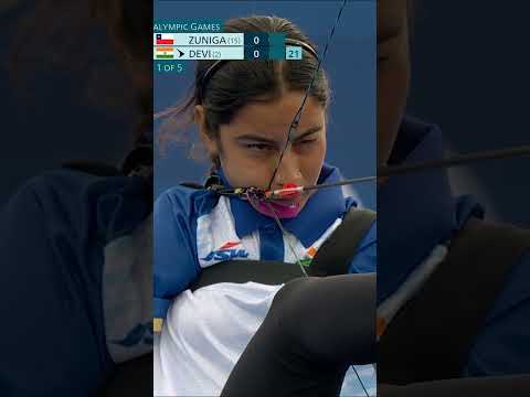 Sheetal Devi Hits Perfect Bullseye For India In Women's Compound 1/8 Elimination In Para Archery 🇮🇳